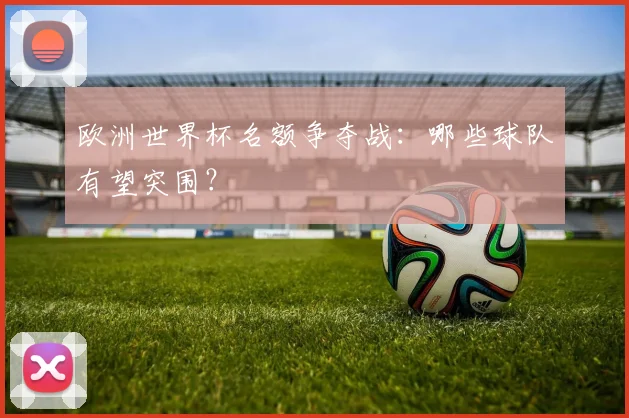 欧洲世界杯名额争夺战：哪些球队有望突围？