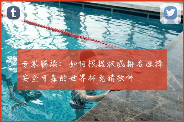 专家解读：如何根据权威排名选择安全可靠的世界杯竞猜软件